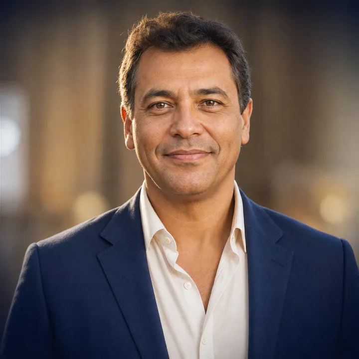 Retrato de uma pessoa fictícia representando autenticidade